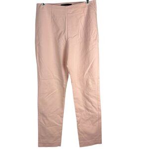 Luxe By Eric Signature Womens Pants Size 8 Light Pink Cotton Blend Straight